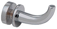 CRL Brushed Nickel Designer Robe Hook | DRH1BN  | DRH1BN