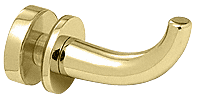 CRL Polished Brass Designer Robe Hook | DRH1BR  | DRH1BR