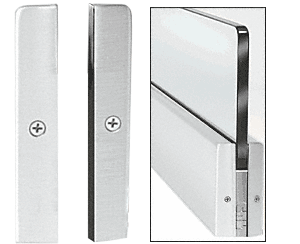 C.R. Laurence CRL Satin Anodized 4&quot; Split Square End Cap | DRSEC4SSA