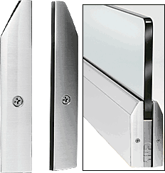 C.R. Laurence CRL Polished Stainless 4&quot; Split Tapered End Cap | DRSEC4TPS