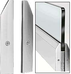 C.R. Laurence CRL Satin Anodized 4&quot; Split Tapered End Cap | DRSEC4TSA