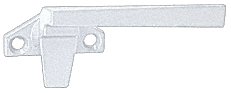 C.R. Laurence CRL Bright White Right Hand Cam Handle Lock; 1-1/2&quot; Screw Holes  | DS2530W