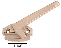 C.R. Laurence CRL Beige Right Hand Cam Handle; 1-1/2&quot; Screw Holes  | DS324BGE