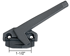 C.R. Laurence CRL Black Right Hand Cam Handle; 1-1/2&quot; Screw Holes  | DS324BL