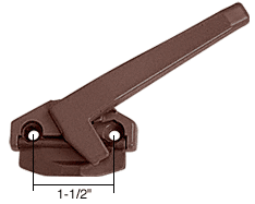 C.R. Laurence CRL Brown Right Hand Cam Handle; 1-1/2&quot; Screw Holes  | DS324BRW