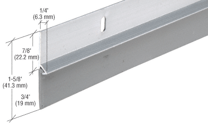 TechnologyLK 36&quot; Satin Finish Aluminum Door Sweep - One piece | DS37A1