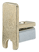 C.R. Laurence CRL Brass End Cap for Aluminum H-Bar | DV148BR