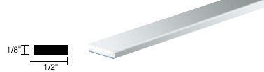 CRL Brite Anodized 1/2&quot; Aluminum Flat Bar Extrusion  | DV2412BA