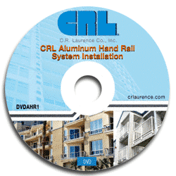 C.R. Laurence CRL DVD Aluminum Handrail Instructions | DVDAHR1
