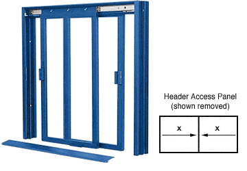 C.R. Laurence CRL DW Series Manual Deluxe Sliding Service Window XX Kynar Painted Without Screen | DW4200K