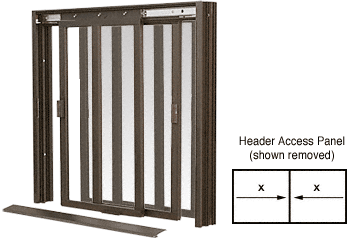 C.R. Laurence CRL DW Series Manual Deluxe Sliding Service Window XX Duranodic Bronze with Screen | DW4400DU