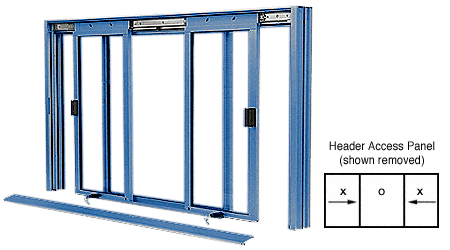 C.R. Laurence CRL DW Series Manual Deluxe Sliding Service Window XOX Painted without Screen | DW5000P