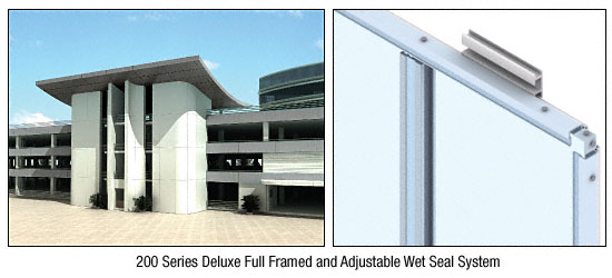 C.R. Laurence CRL Custom Brushed Stainless Deluxe Series Wall Panel System | DWS200CBS