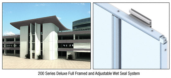 C.R. Laurence CRL Custom Bronze Anodized Deluxe Series Wall Panel System | DWS200CDU