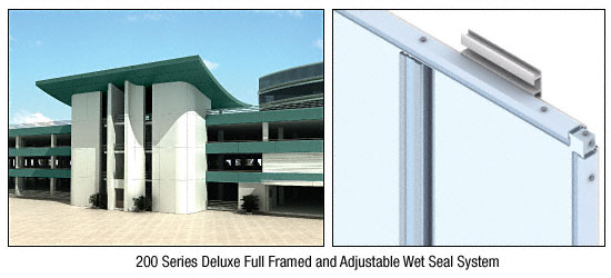 C.R. Laurence CRL Custom Kynar Painted Deluxe Series Wall Panel System | DWS200CKN