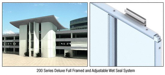 C.R. Laurence CRL Custom Medium Bronze Deluxe Series Wall Panel System | DWS200CMBRZ