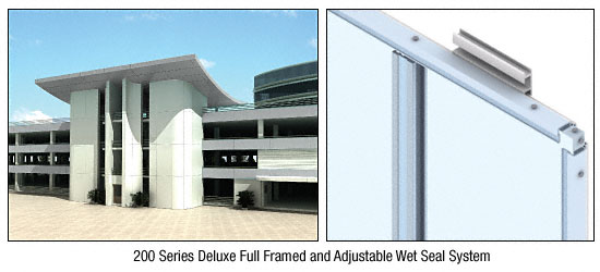 C.R. Laurence CRL Custom Non-Directional Stainless Deluxe Series Wall Panel System | DWS200CNDS