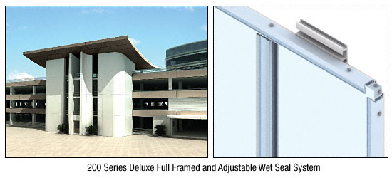 C.R. Laurence CRL Custom Polished Bronze Deluxe Series Wall Panel System | DWS200CPBRZ