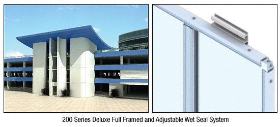 C.R. Laurence CRL Custom Powder Painted Deluxe Series Wall Panel System | DWS200CPT