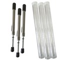 Door Pressure Gauge, 0-35 Lbs with Plastic Protective Tube - 3 Pack