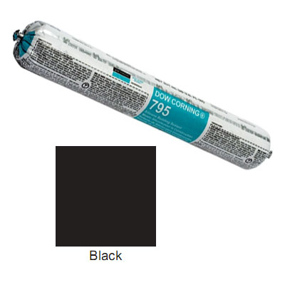Dow Corning 795 Silicone Building Sealant - Black | Dow Corning 795 Building Silicone Sealant | 795BLSG