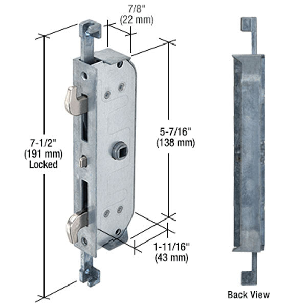 Patio Door Hardware | Patio Door Locks | Mortise Locks  | E2192
