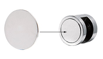 C.R. Laurence CRL Chrome Cover Disk for Edge Grips  | EGD1SKCH
