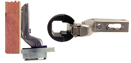 C.R. Laurence CRL European Style Glass Door Inset Hinge  | EH204