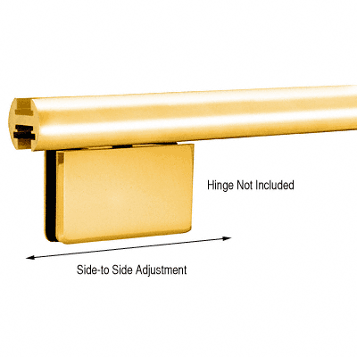 CRL Brite Gold Anodized EZ-Adjust Shower Door Header Kit | EHK144BGA | EHK144BGA