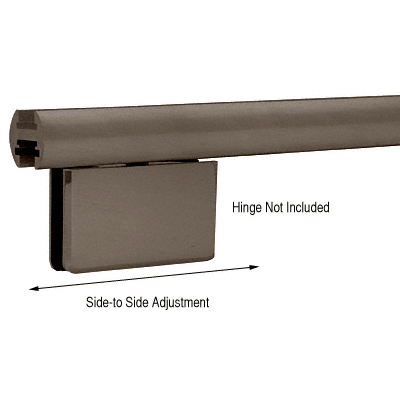 CRL Oil Rubbed Bronze EZ-Adjust Shower Door Header Kit | EHK980RB | EHK980RB