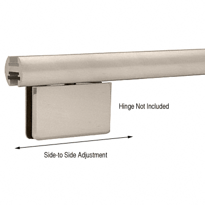 CRL Brushed Nickel EZ-Adjust Shower Door Header Kit | EHK98BN | EHK98BN