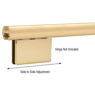 CRL Satin Brass EZ-Adjust Shower Door Header Kit | EHK98SB | EHK98SB