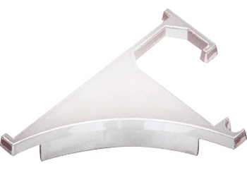 C.R. Laurence CRL Brite Anodized End Cap for 3/8&quot; Aluminum Shelving Extrusion - Pair | END38BA
