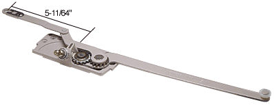 C.R. Laurence CRL Left Hand Mechanism Only for &quot;Entrygard&quot; Dual Arm Casement Window Operator with 10-1/2&quot; and 5-11/64&quot; Arms | EP18702