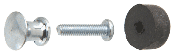C.R. Laurence CRL Aluminum Finish Knobs for Sliding Glass or Panel Doors | EP19A