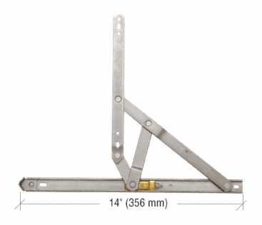 Strybuc Industries CRL 14&quot; 4-Bar Heavy-Duty Stainless 90 Degree Window Hinge  | EP21325