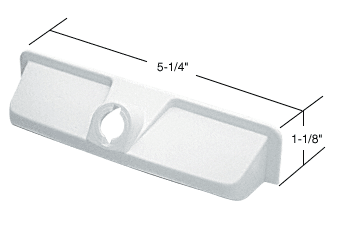 C.R. Laurence CRL White &quot;EntryGard&quot; Plastic Operator Cover | EP21937