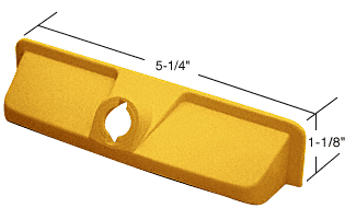 Strybuc Industries CRL Bright Brass &quot;Entrygard&quot; Plastic Operator Cover | EP21986