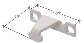 C.R. Laurence CRL Sash Lock Keeper; 1-3/4&quot; Wide, 7/8&quot; Projection | EP22453
