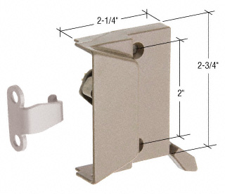 Strybuc Industries CRL Beige Window Sash Lock, 2&quot; Screw Holes, Non-Handed | EP23054