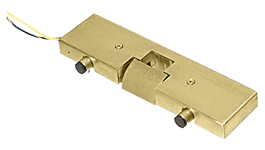 C.R. Laurence CRL Satin Brass Electric Strike Keeper for Single Doors | ESK1SB