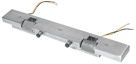 C.R. Laurence CRL Brushed Stainless Electric Strike Keeper for Double Doors | ESK2BS