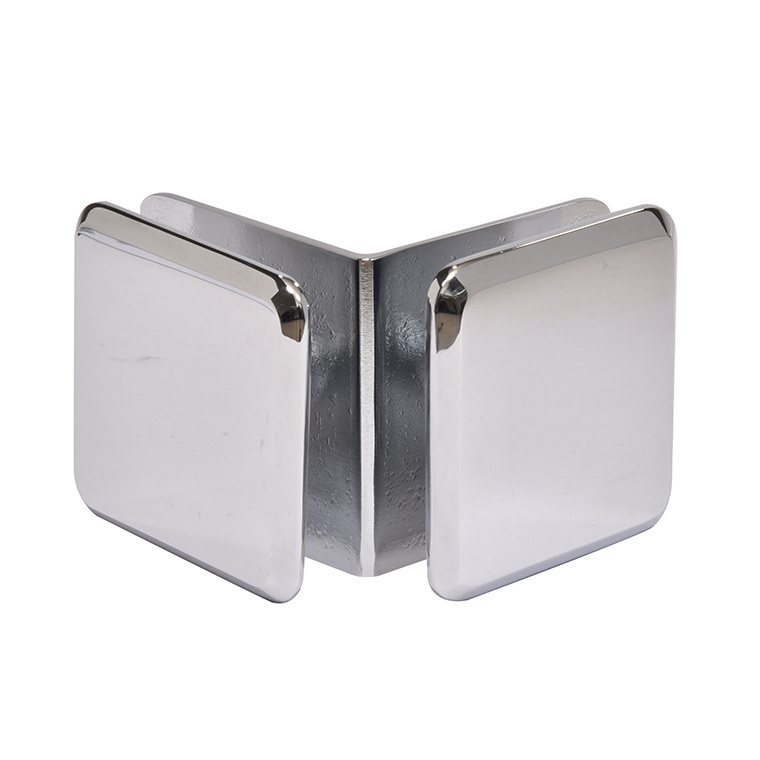 CRL Polished Chrome Estate Series 90 Degree Glass-to-Glass Clamp | EST111CH
