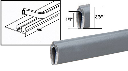 C.R. Laurence CRL EZ-Slide Vinyl Window Track Cover | ET100