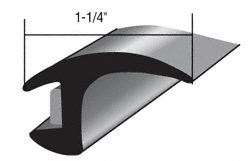 CRL-Automotive CRL 1-1/4&quot; Channel Molding with Butyl - Roll | ET109B