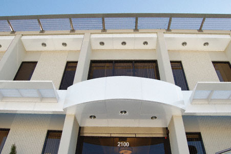 C.R. Laurence CRL Custom Bone White Standard Series Ceiling Panel System | EWC500CBW