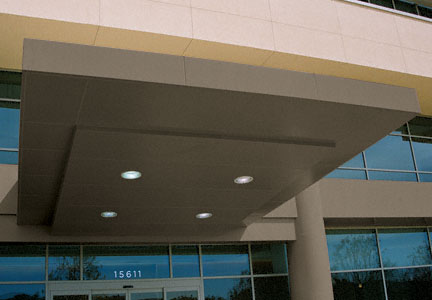C.R. Laurence CRL Custom Brushed Bronze Standard Series Canopy Panel System | EWCN600CBBRZ