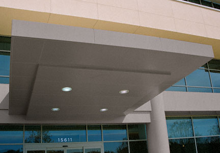 C.R. Laurence CRL Custom Brushed Stainless Standard Series Canopy Panel System | EWCN600CBS