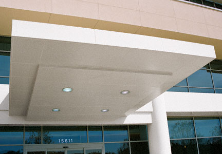 C.R. Laurence CRL Custom Bone White Standard Series Canopy Panel System | EWCN600CBW