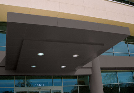 C.R. Laurence CRL Custom Bronze Anodized Standard Series Canopy Panel System | EWCN600CDU